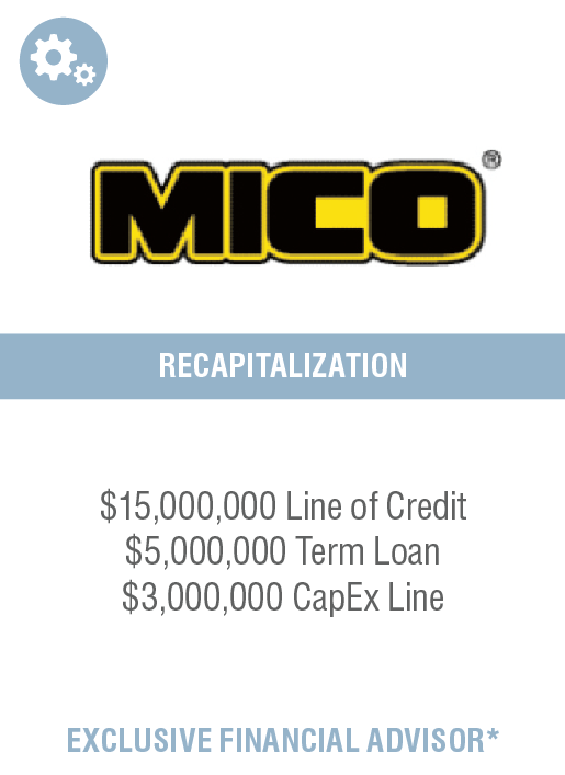 MICO recapitalization